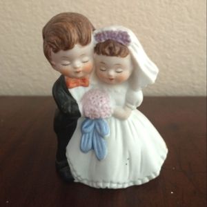 Vintage Wedding cake topper  89